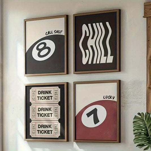 4 POSTER PRINTS