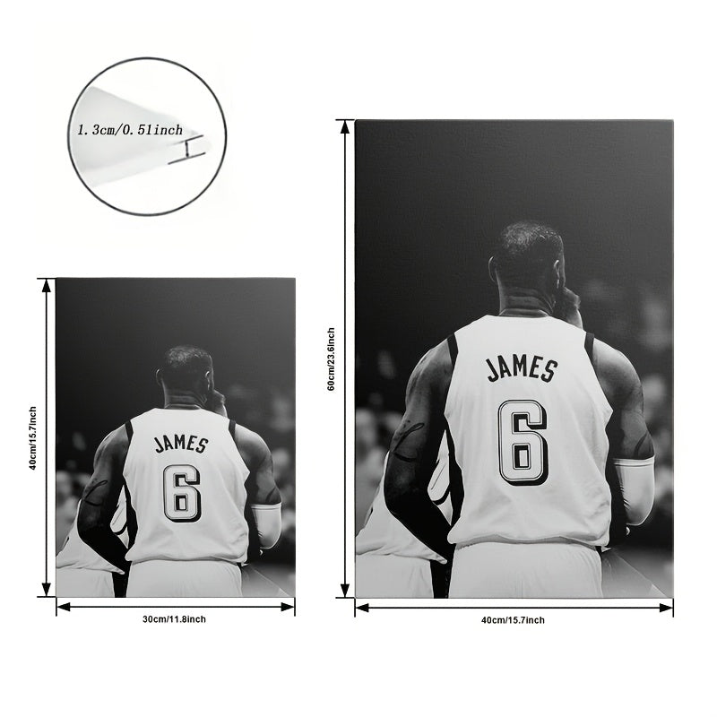 LEBRON JAMES CANVAS PRINT