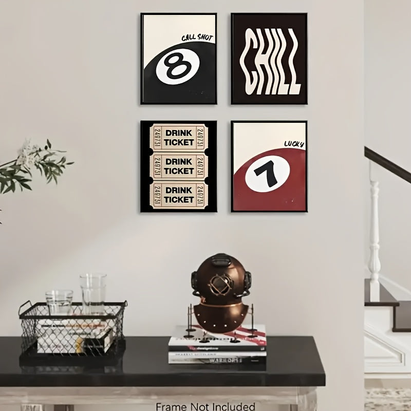4 POSTER PRINTS