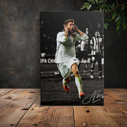 SERGIO RAMOS CANVAS PRINT