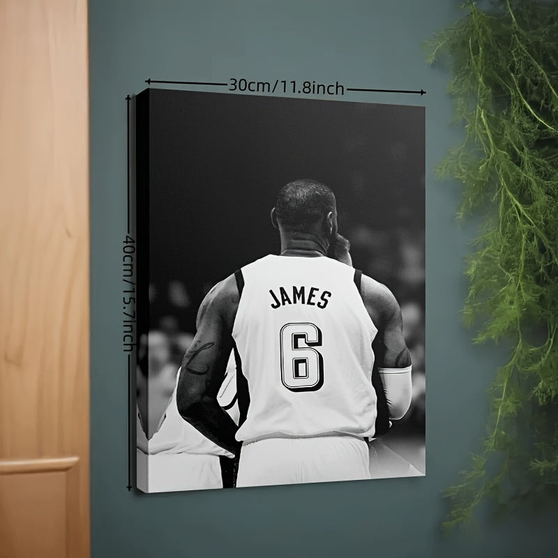 LEBRON JAMES CANVAS PRINT
