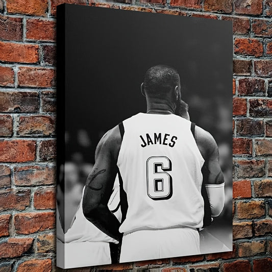 LEBRON JAMES CANVAS PRINT