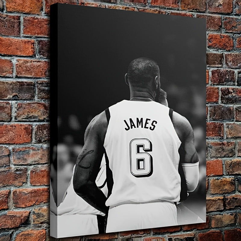 LEBRON JAMES CANVAS PRINT
