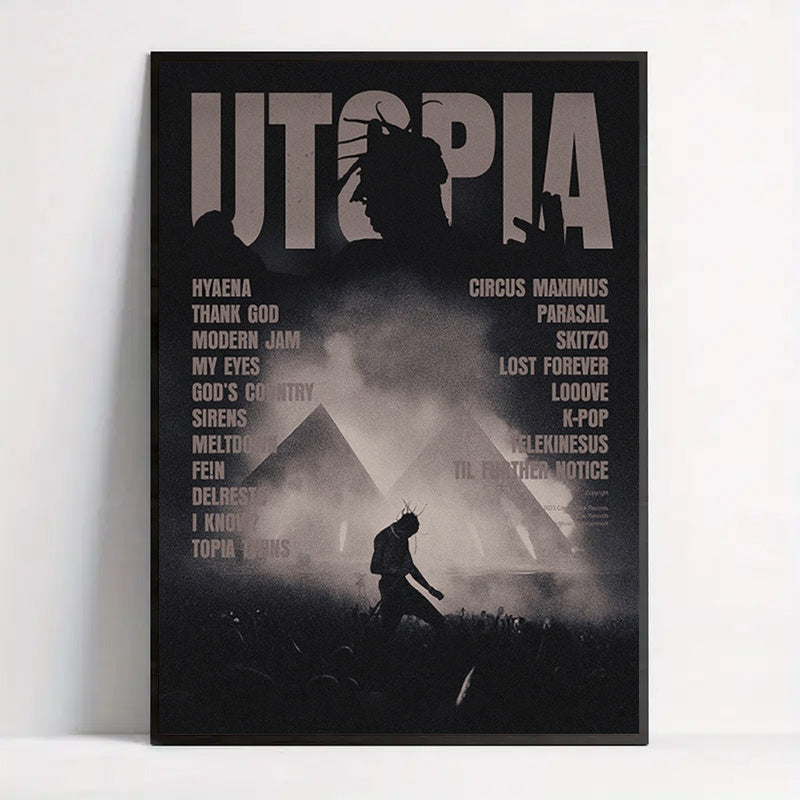 TRAVIS SCOTT UTOPIA POSTER PRINT