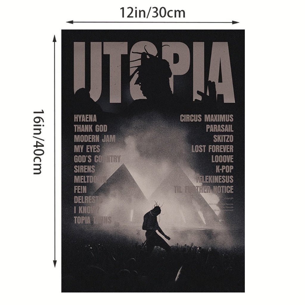 TRAVIS SCOTT UTOPIA POSTER PRINT